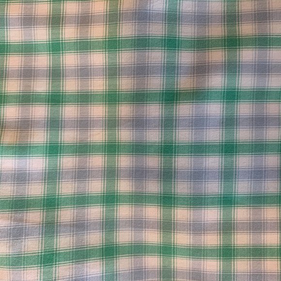 Blue and Green Plaid Brooks Brothers Button Down - Picture 3 of 5